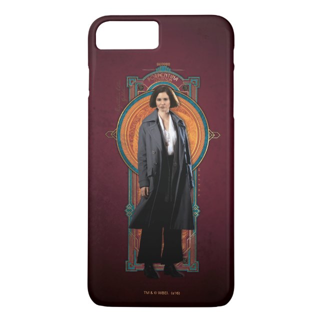 PORTENTINA GOLDSTEIN™ Art Deco Panel Case-Mate iPhone Skal (Baksida)