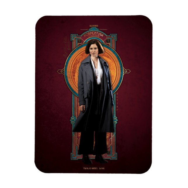 PORTENTINA GOLDSTEIN™ Art Deco Panel Magnet (Vertikal)