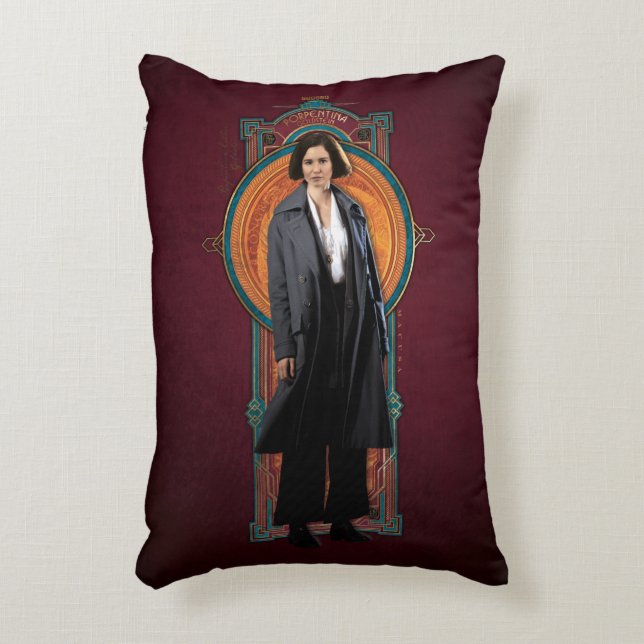 PORTENTINA GOLDSTEIN™ Art Deco Panel Prydnadskudde (Framsidan(Vertikal))