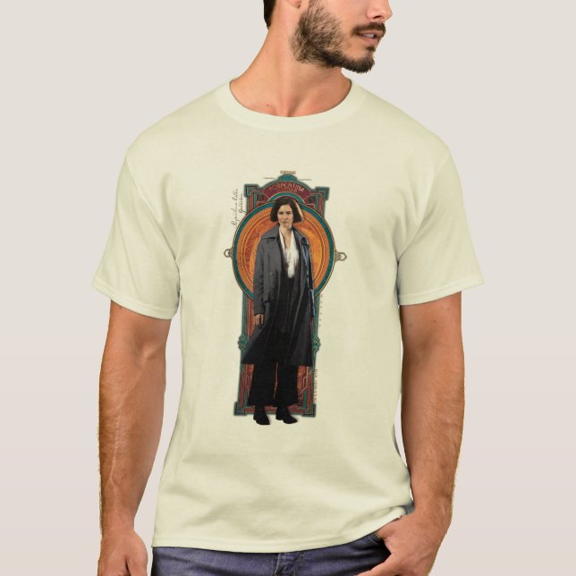 PORTENTINA GOLDSTEIN™ Art Deco Panel T-shirt (Framsida)