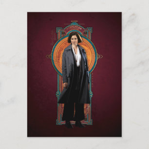 PORTENTINA GOLDSTEIN™ Art Deco Panel Vykort