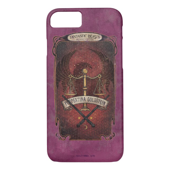 PORTENTINA GOLDSTEIN™ MACUSA™ Graphic Case-Mate iPhone Skal (Baksida)
