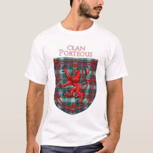 Porteous Tartan Scottish Play Lejon Rampant T Shirt