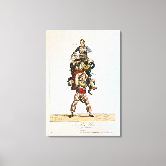 Porter eller, den påförande bördan, 1820 canvastryck (Framsida)