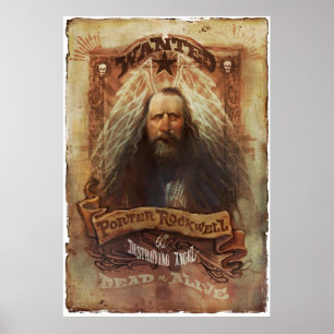 Porter Rockwell-utskrift Poster