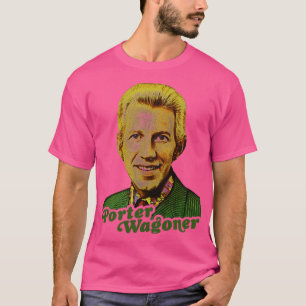 Porter Wagoner Retro Land Singer Fläkt Tribute T Shirt