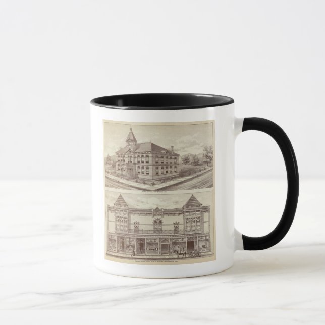 Porterville-skolan, butik mugg (Höger)