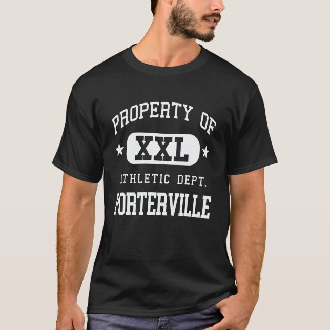 Porterville XXL Athletic School Property T Shirt (Framsida)