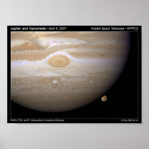 Portföljaffisch - Jupiter och Ganymede tryck