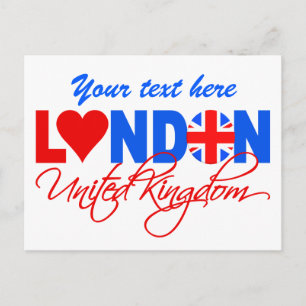 Portföljen i London - anpassa dig! Vykort