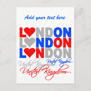 Portföljen i London - anpassa dig! Vykort