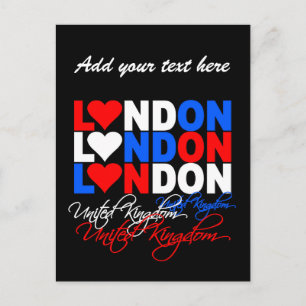 Portföljen i London - anpassa dig! Vykort