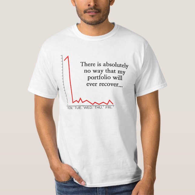 Portföljen kan inte återställas t-shirt (Framsida)