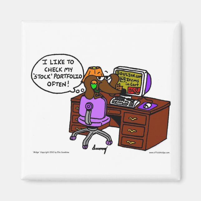 Portföljmagnet Lagrar i Midge Magnet (Framsidan)