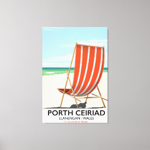 Porth Ceiriad Wales Beach Canvastryck