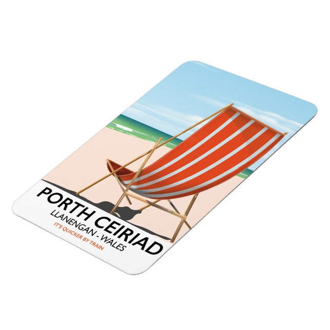 Porth Ceiriad Wales Beach Magnet (Vänstra Sidan)