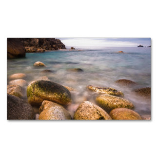 Porth Nanven är en klippig vik nära Land's End Magnetiska Visitkort