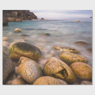 Porth Nanven är en klippig vik nära Land's End Presentpapper