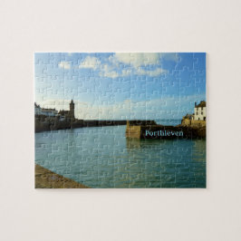 Porthleven Cornwall England hamnvägg Pussel