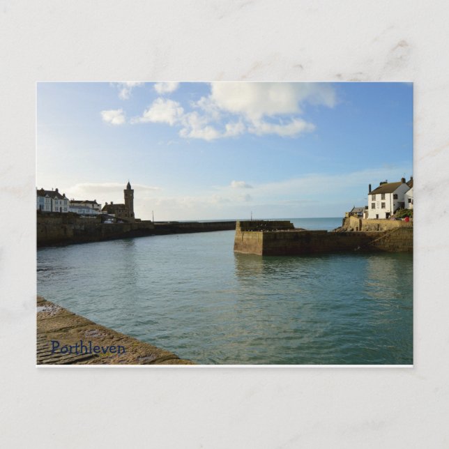 Porthleven Cornwall England Vykort (Framsida)