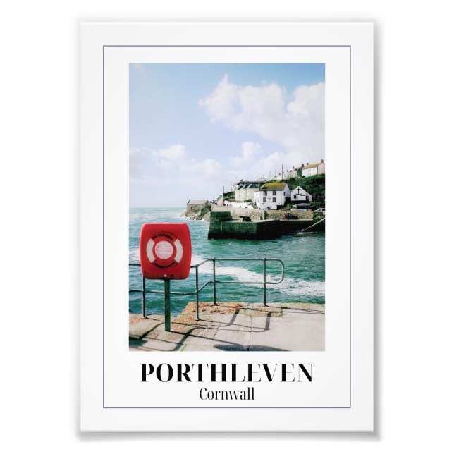 Porthleven, Cornwall Fototryck (Framsidan)