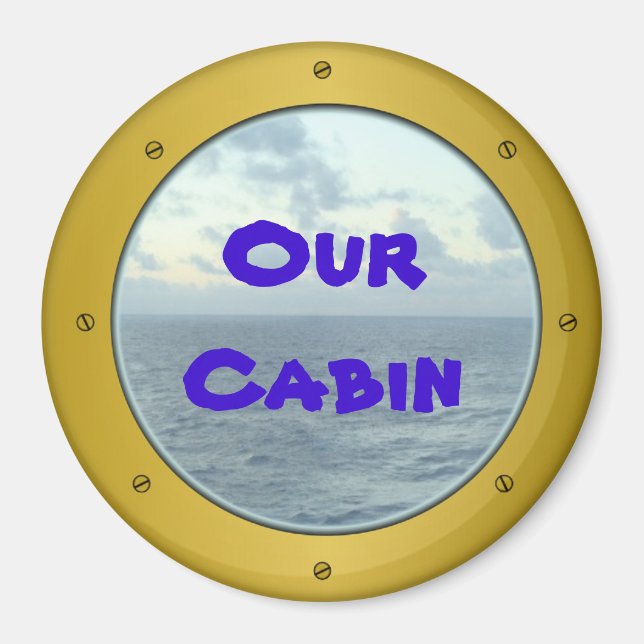 Porthole 2 Cabin Marker Magnet (Framsidan)