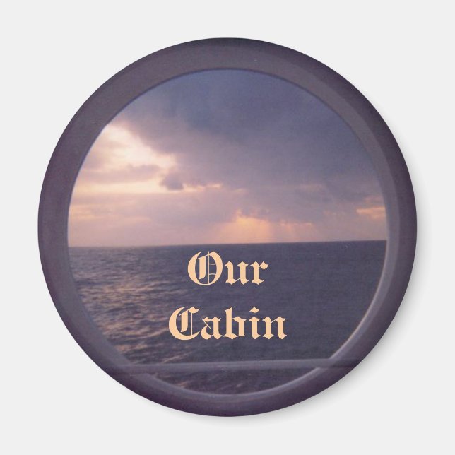 Porthole 3AR Stateroom Door Marker Magnet (Framsidan)