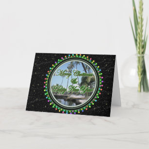 Porthole God jul Helgkort