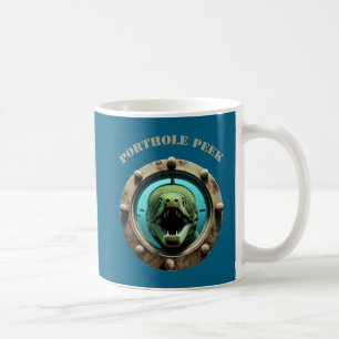 Porthole View of a Moray Eel with Open Mouth URM Kaffemugg
