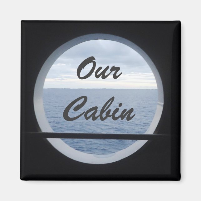 Porthole View Stateroom Door Marker Magnet (Framsidan)