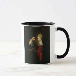 Portia och Shylock från "köpmannen av Venedig" A Mugg