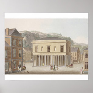 Portico av fontänen av Pouhon på Span, från 'Ch Poster