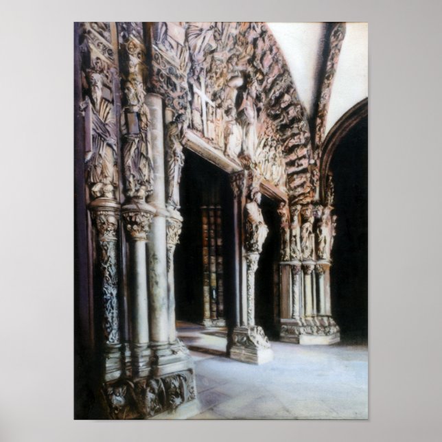 Pórtico de la Gloria (Santiago de Compostela) Poster (Framsidan)