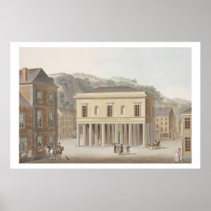 Portico Fontän of Pouhon at Spa, från "Ch Poster