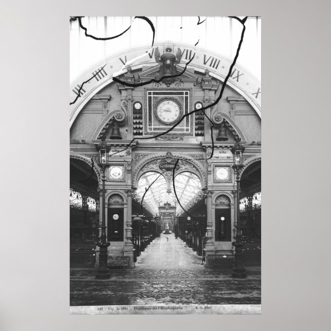 Portico of the Horology Pavilion Poster (Framsidan)