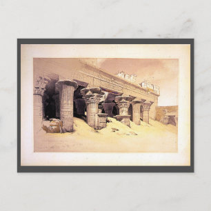 Portico of the Temple of Edfou Roberts/Haghe Art Vykort