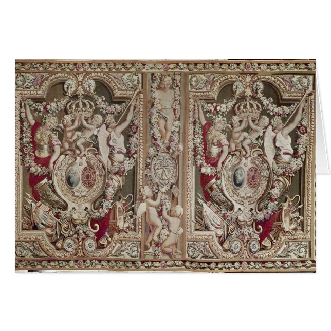 Portieren av berömden, Gobelinsseminarium Hälsningskort (Framsidan Horizontal)