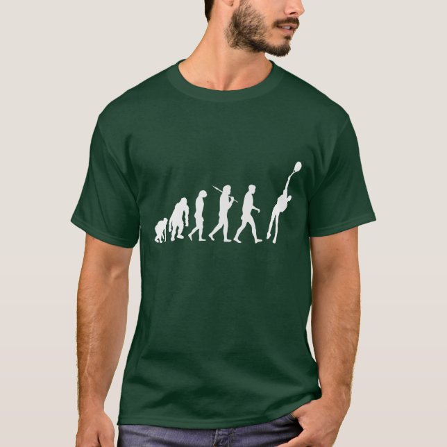 Portion för tennisbana för t shirt (Framsida)