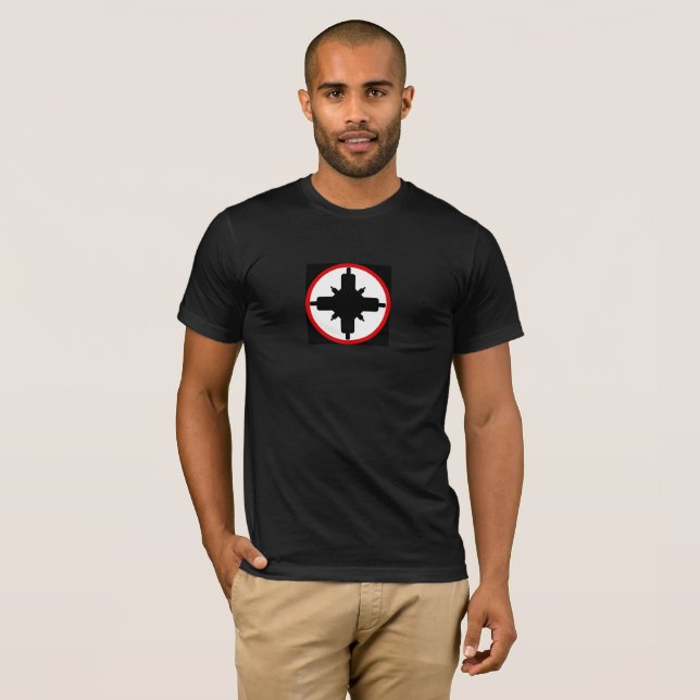 Portion kontrollerar T-tröja T-shirt (Hel framsida)