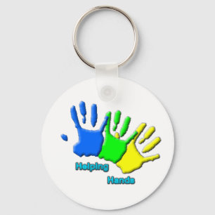 portionen räcker Keychain Nyckelring