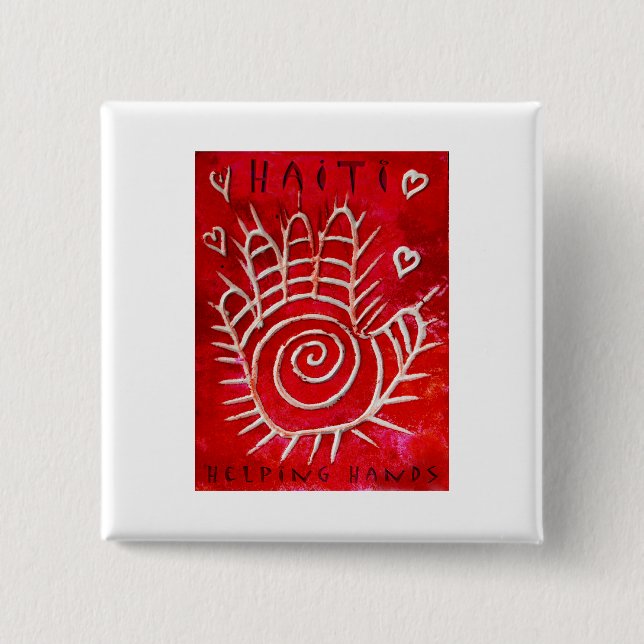 Portionhänder för Haiti Knapp (Framsida)