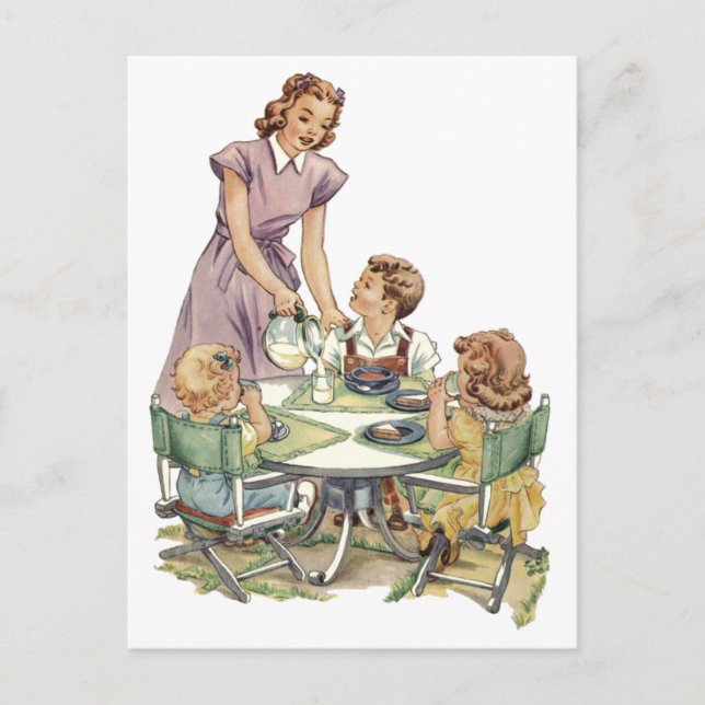 Portionlunch Vykort (Framsida)