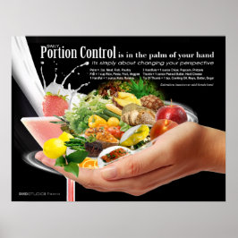 Portionskontroll Poster