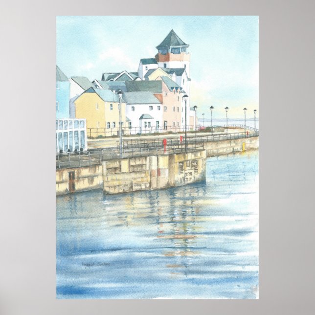 Portishead Marina Poster (Framsidan)