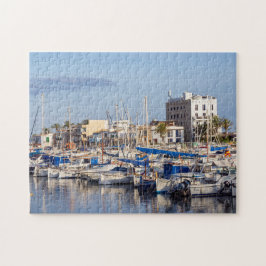 Portixol marina vid dusk - Palma de Mallorca Pussel