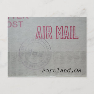 Portland Air Mail Postcard Vykort