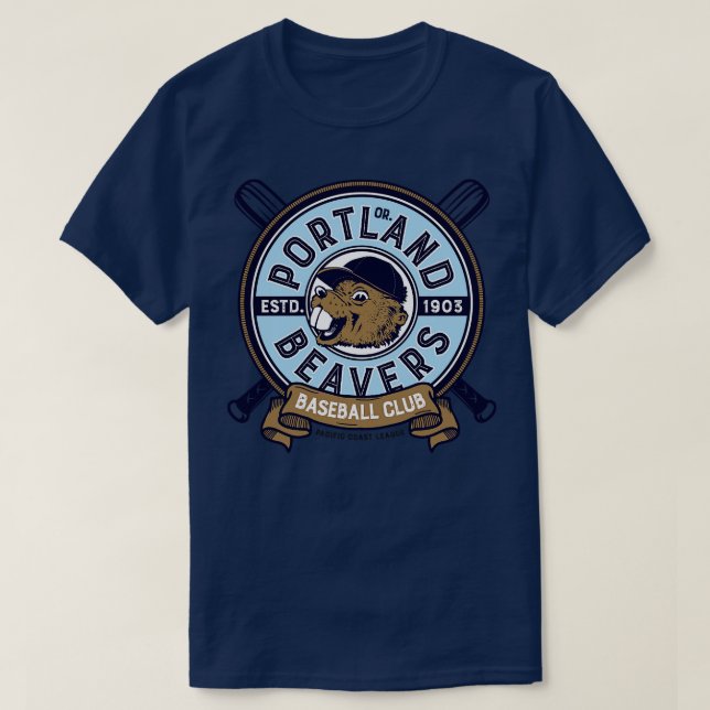 Portland Beavers T Shirt (Design framsida)