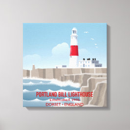 Portland Bill fyr Canvastryck