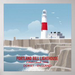Portland Bill fyr Poster