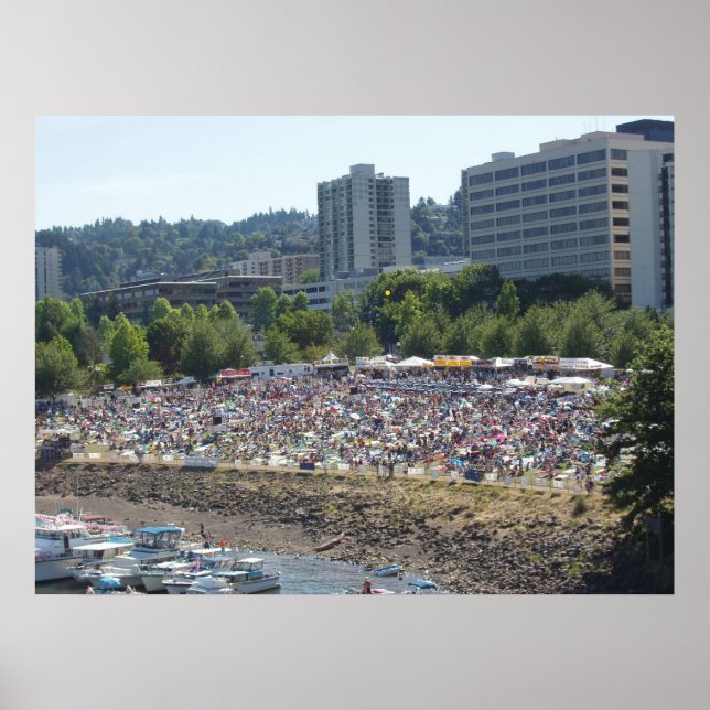 Portland Blues Festival 4 juli 2005 Poster (Framsidan)